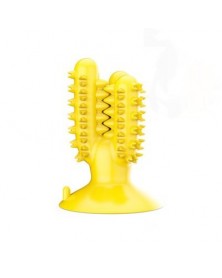 yellow - Dog Toothbrush Toy...