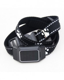 Black - Smart Pet Dog GPS...