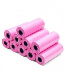 7 Rolls-Pink-Pet Dog Poop...