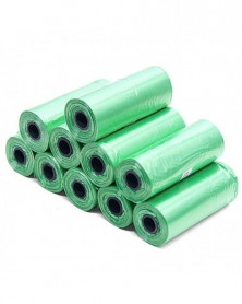 7 Rolls-Green-Pet Dog Poop...