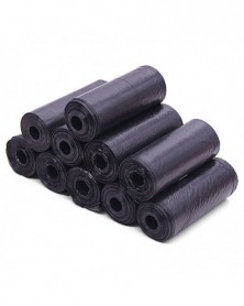 5 Rolls-Black-Pet Dog Poop...