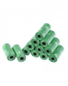 5 Rolls-Green-Pet Dog Poop...