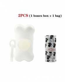 2pcs White-Pet Waste Bag...