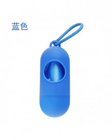 blue poop bag-Portable pet...