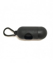 Black-Portable Dog Poop Bag...