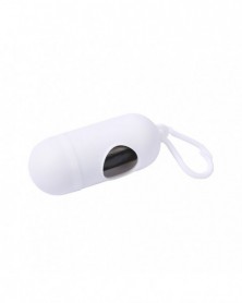 White-1Pcs Bullet Shape Dog...