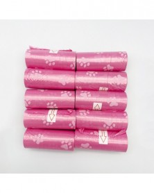 10 Roll Pink-Pet Waste Bag...