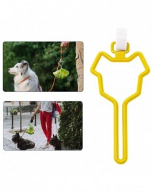 Yellow-Hands Free Dog Poop...