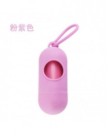 pink poop bag-Portable pet...