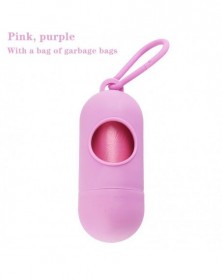 Pink-Dog poop bags dog...