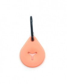 2pcs-Orange-Silicone pet...