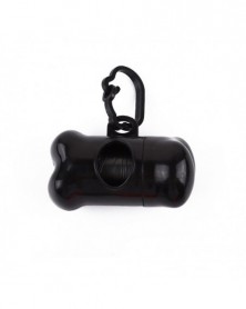 Black-Pet Dog Poop Bag Bone...