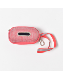 Pink-Portable Dog Poop Bag...