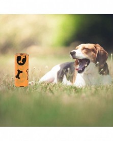 Orange 8Roll-DOGGY BAGS...