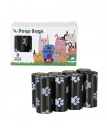 1 Roll-Black-Pet Dog Poop...