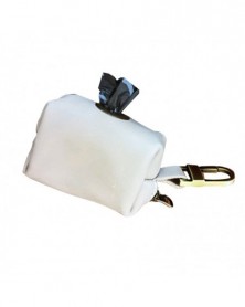 White-Dog Poop Bag...