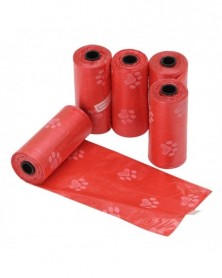 5 Rolls Red-5 rolls Pet Dog...