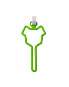 Green-Dog poop bags clip...