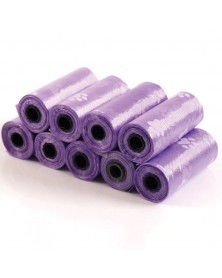 Purple-5 Roll-Pet Dog Poop...