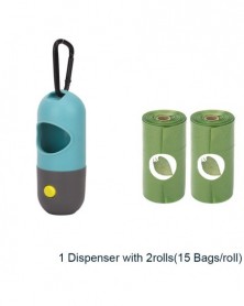 Green Set 2-Dog Poop Bag...