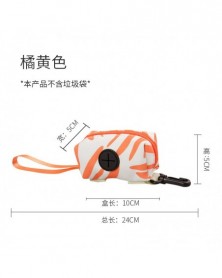 Orange-Pet pick up bag bag...