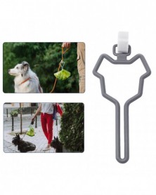 Grey-Dog Poop Bag Holder...