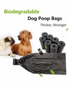 50Rolls-Black-Dog Poop Bags...