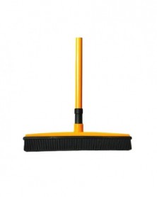 YELLOW-Rubber Broom Pet...