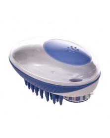 Blue-Pet Dog Cat Bath Brush...