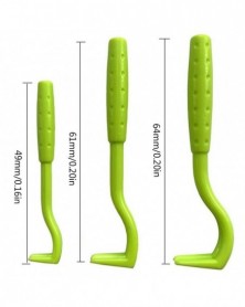 Green-3pcs/set Plastic Tick...