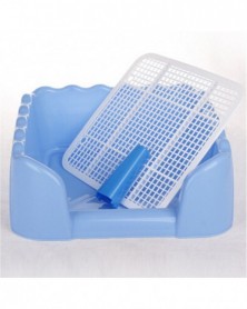 Blue-Dog Fenced Toilet Tray...