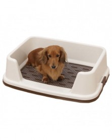 L size-Brown-Pet Dog Toilet...