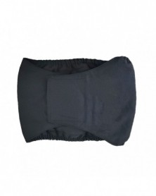 Black-XS size-Male Dog Wrap...