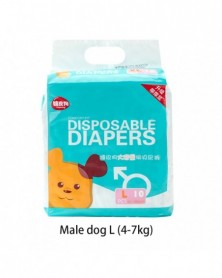 Male dog L 4-7kg-10 PCs...