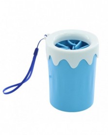 Blue-Silicone Portable Dog...