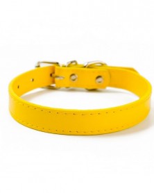 XXS size-Yellow-PU Leather...