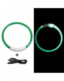 70CM-Green-A-Dog Collar Led...