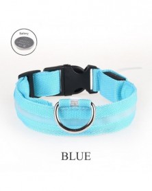 M size-blue-Dog Collar...