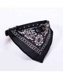 XXL size-Black-Pet Collar...