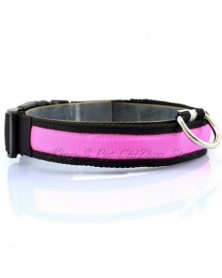 XL size-pink-Nylon LED Pet...