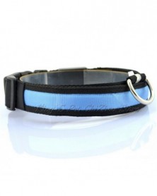 XL size-blue-Nylon LED Pet...