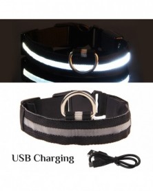 M(40-48cm)-Black USB-Led...