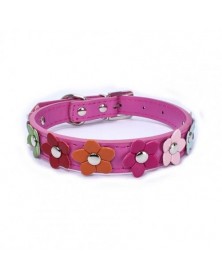 M size-Rose Red-Pet Collar...