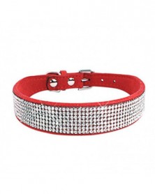 L size-Red-Bling Rhinestone...