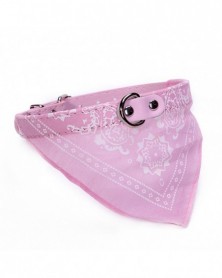 XL size-Pink-Dog scarf...