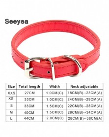 L size-Red-Pet Dog Collar...