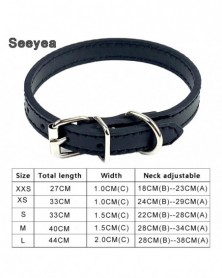 L size-Black-Pet Dog Collar...