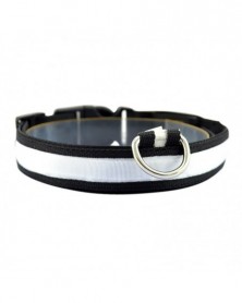 L size-W-Pet Dog Collar USB...