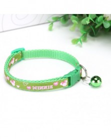 Green-Cute Bell Pet Collar...