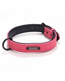 L size-Rose Red-Dog Collar...